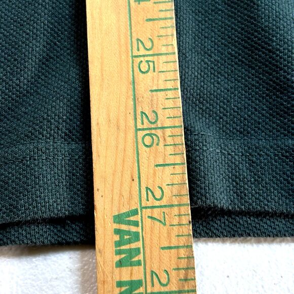 VTG Boundary Line Shirt USA Made Embroidered Terrier Dog Mock Neck Men’s SZ M - Picture 10 of 11